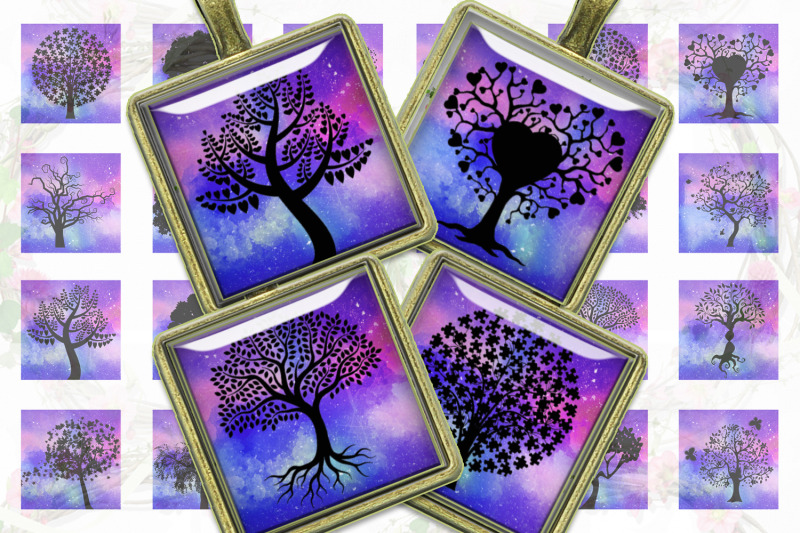 tree-silhouettes-tree-printable-squares