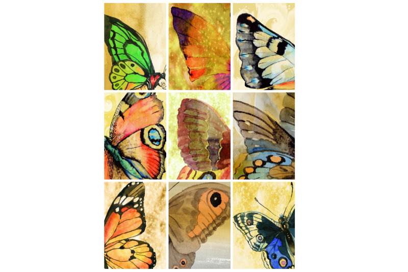 gold-butterflies-tags-digital-collage-sheet