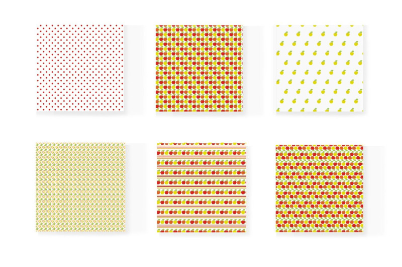 apple-seamless-pattern-set-fruit-clip-art