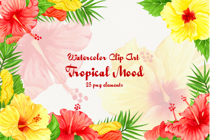 tropical-mood-watercolor-clip-art