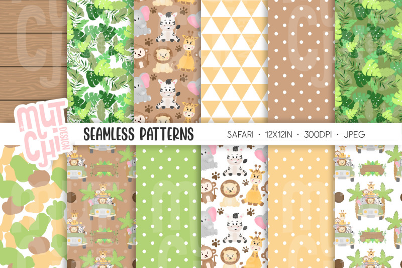 safari-seamless-patterns