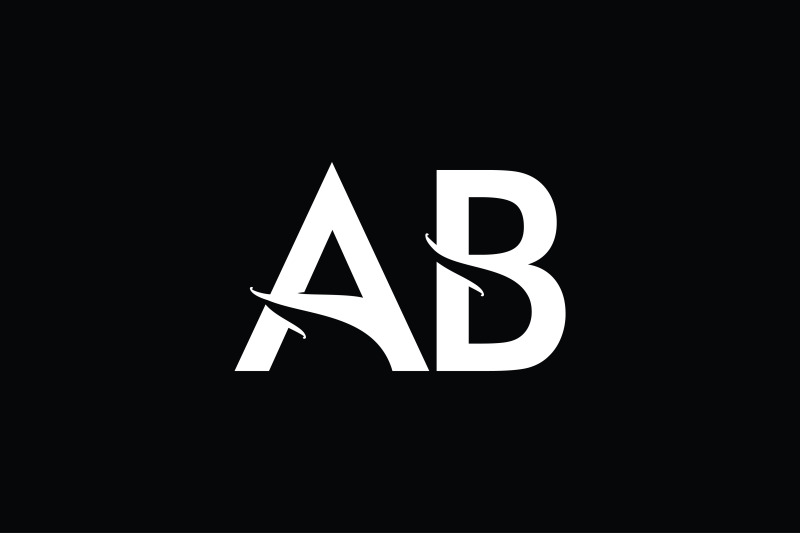 ab-monogram-logo-design