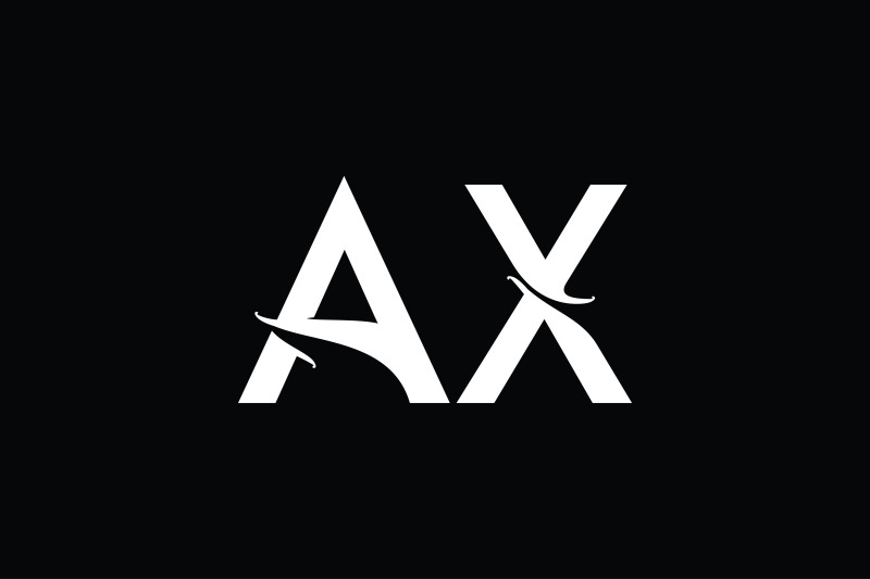 ax-monogram-logo-design