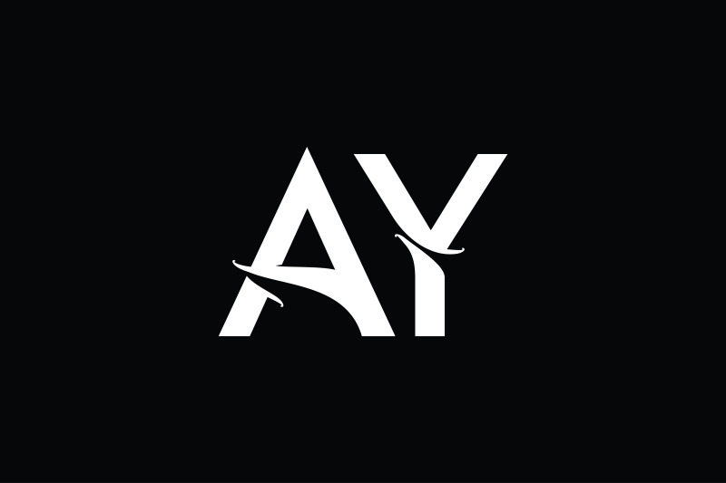 ay-monogram-logo-design