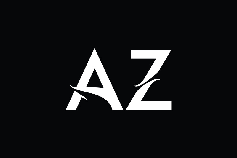 az-monogram-logo-design