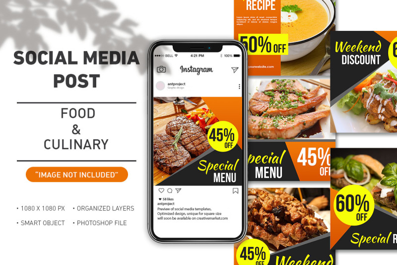 social-media-post-food-and-culinary-collection-template