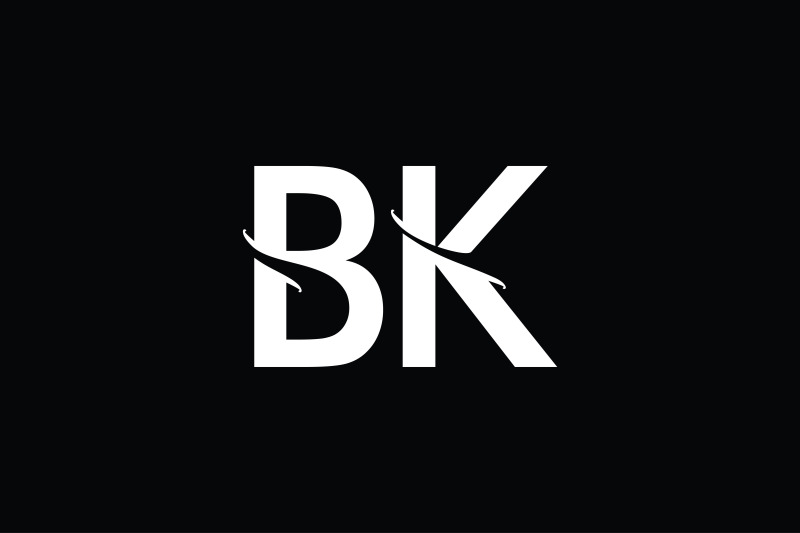 bk-monogram-logo-design
