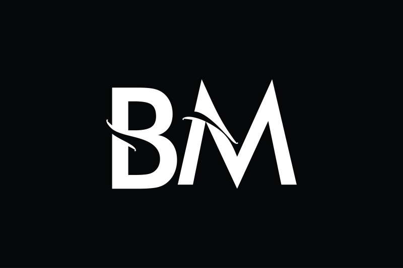 bm-monogram-logo-design