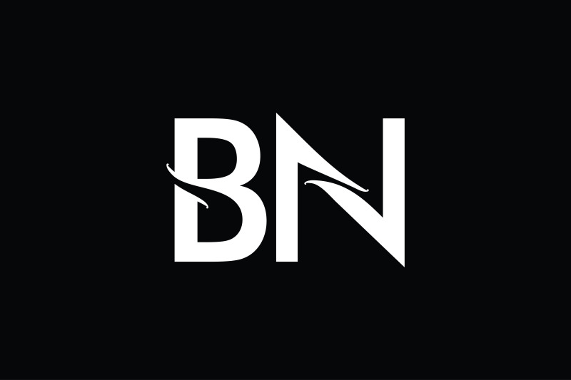 bn-monogram-logo-design