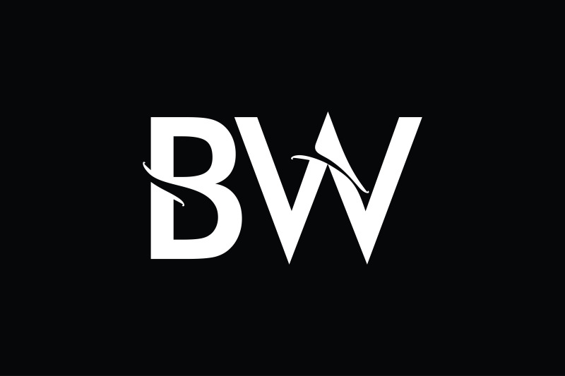 bw-monogram-logo-design