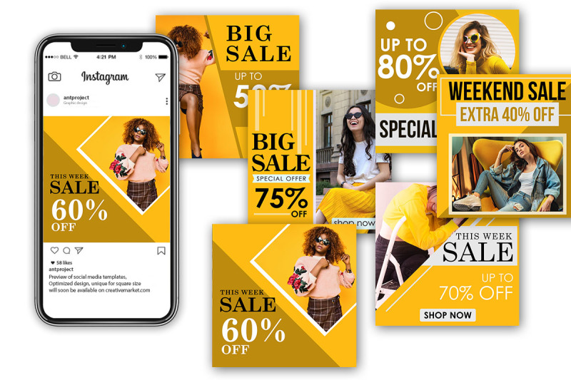 social-media-post-sale-and-fashion-yellow-collection-template