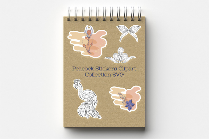 peacock-stickers-collection-svg-files