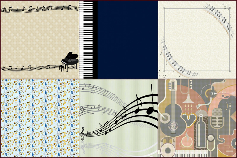 music-variety-digital-paper-pack