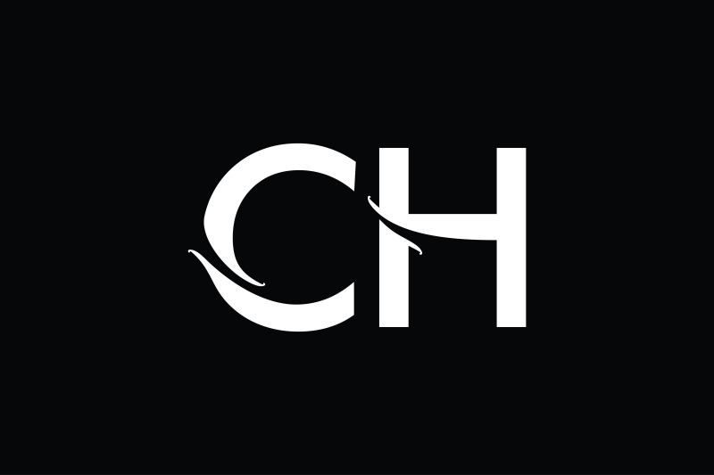 ch-monogram-logo-design