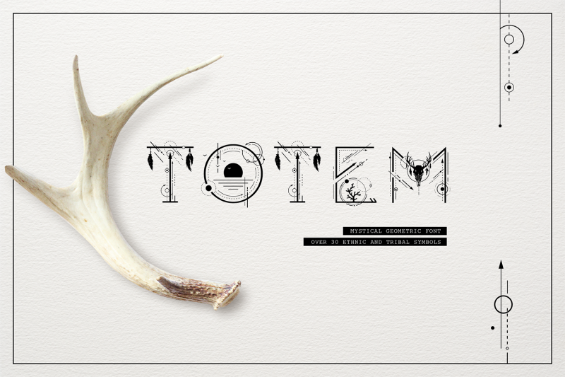 totem-mystical-geometric-font