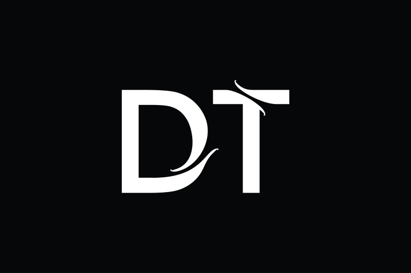 dt-monogram-logo-design