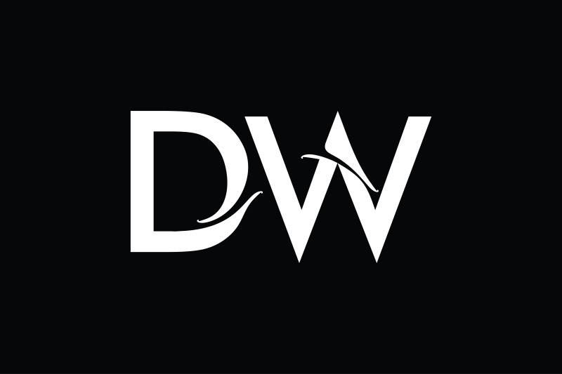 dw-monogram-logo-design