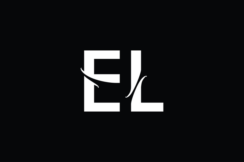 el-monogram-logo-design