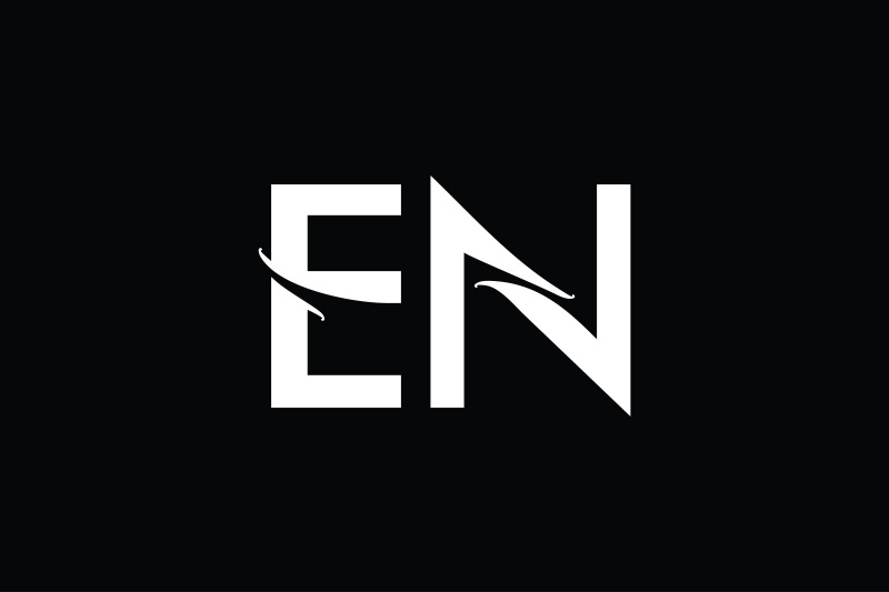 en-monogram-logo-design