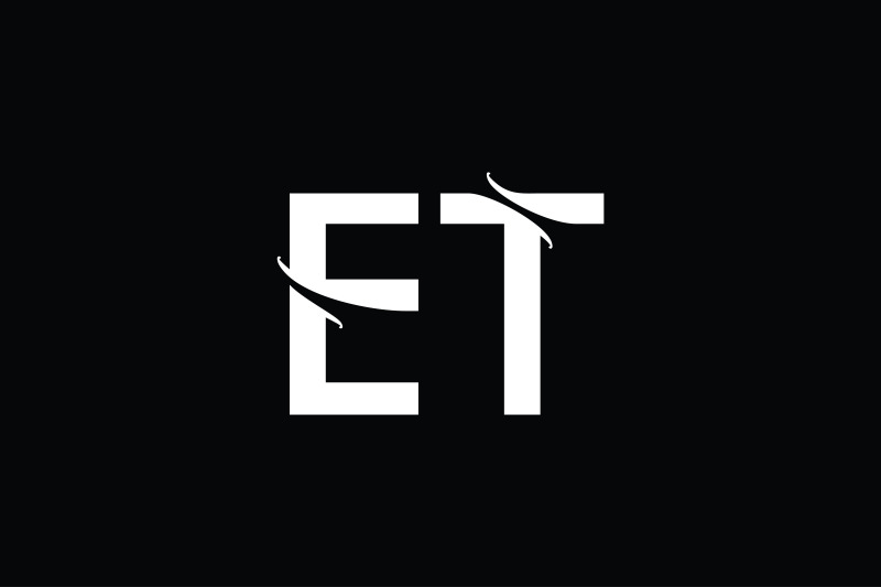 et-monogram-logo-design