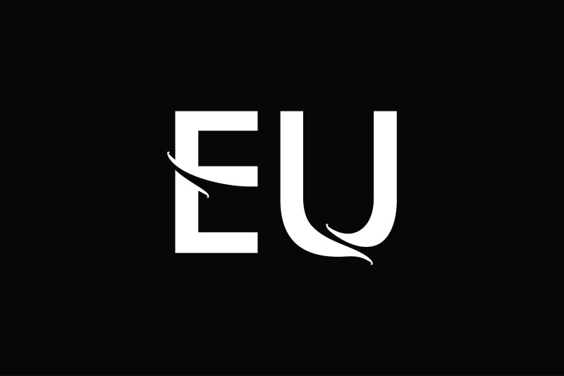 eu-monogram-logo-design