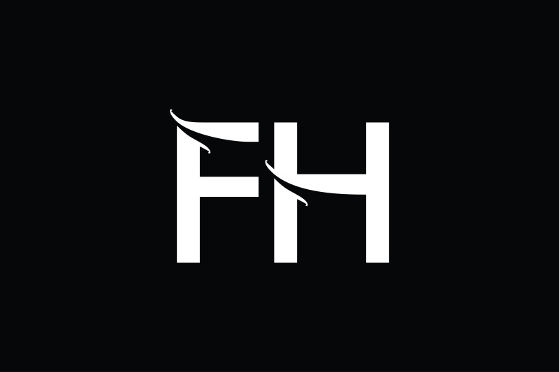 fh-monogram-logo-design