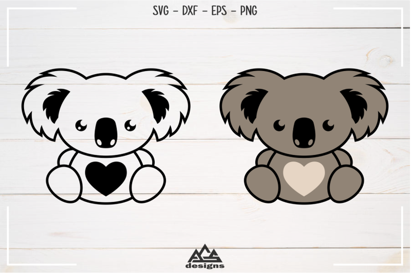 cutie-koala-australia-svg-design