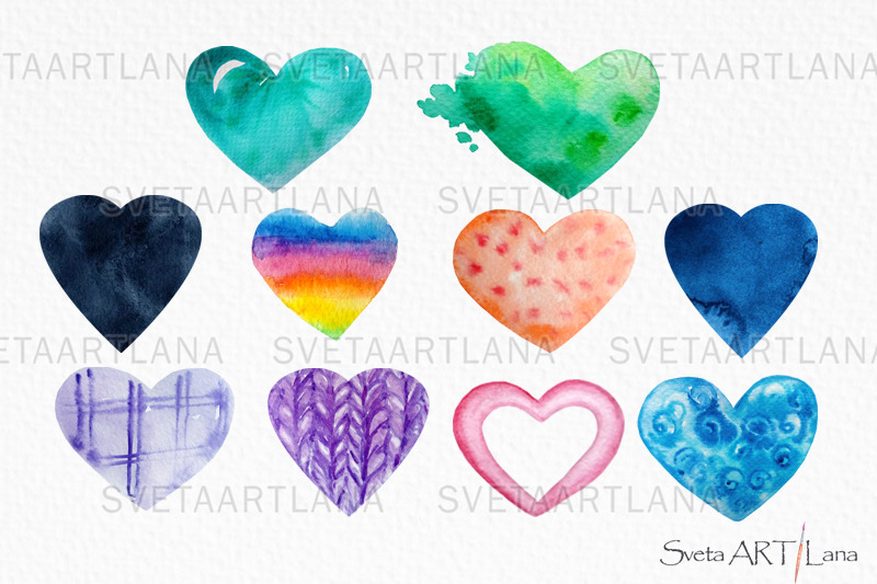hearts-watercolor-clipart