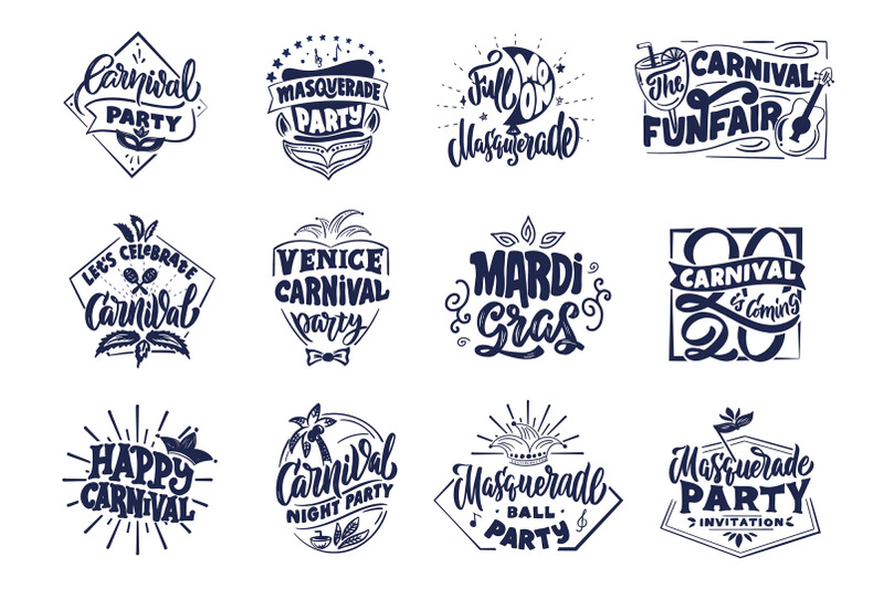 carnival-emblems-badges-amp-stickers