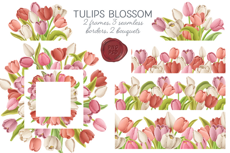 tulips-flowers-patterns-borders