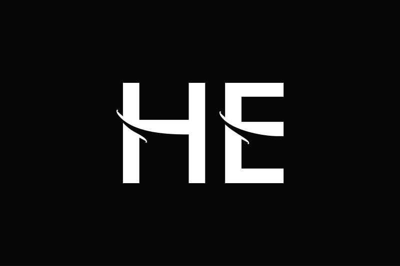 he-monogram-logo-design