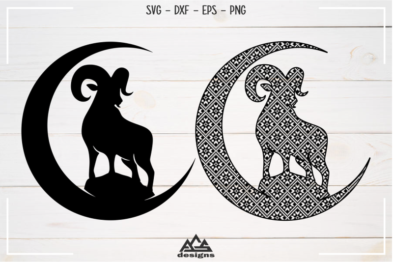 ibex-mountain-goat-svg-design