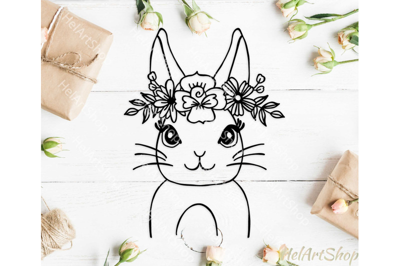 rabbit-svg-easter-bunny-svg-floral-rabbit-svg-bunny-face