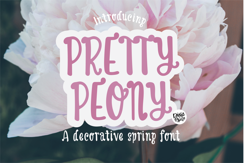 pretty-peony-a-decorative-spring-font