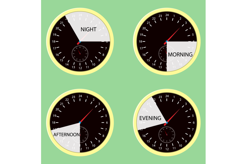 clock-hours-time-of-day-morning-afternoon-evening-night