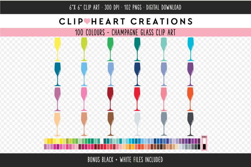 champagne-glass-clipart-100-colours