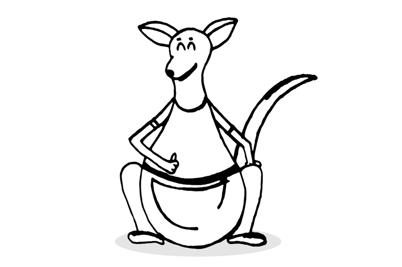 kangaroo-hand-drawn-sketch