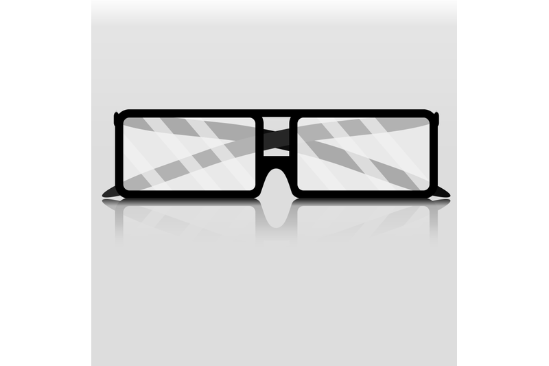 glasses-business-isolated