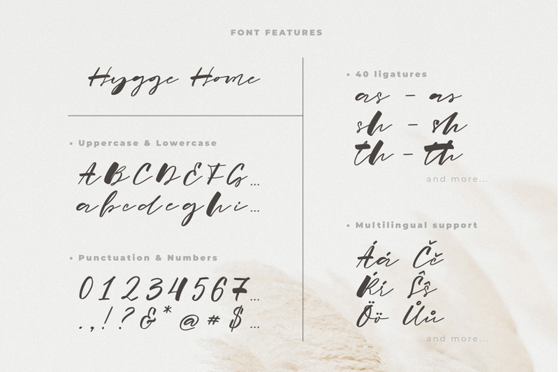 hygge-home-signature-font