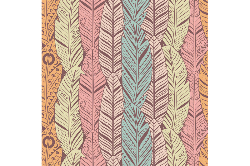 hand-drawn-feathers-seamless-pattern-vintage-texture-for-textile-pri