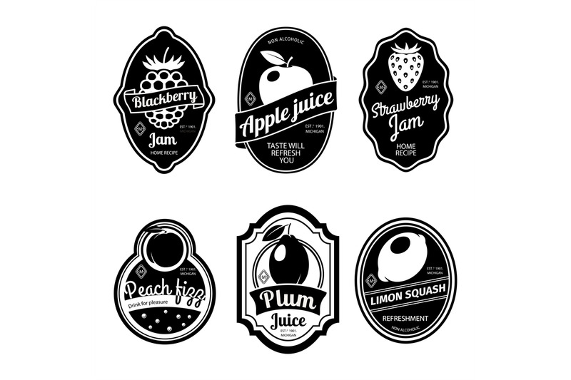 black-and-white-vintage-fruit-labels