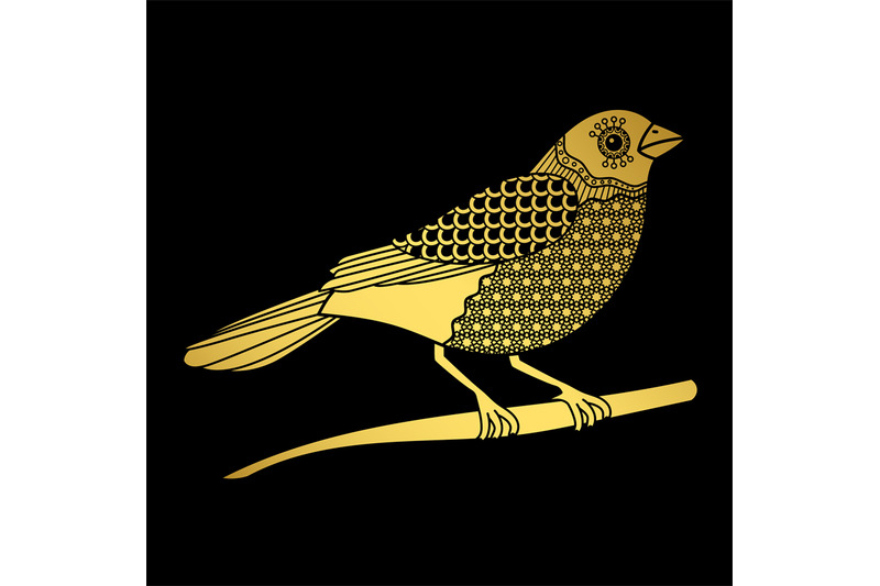 golden-bird-isolated-on-black