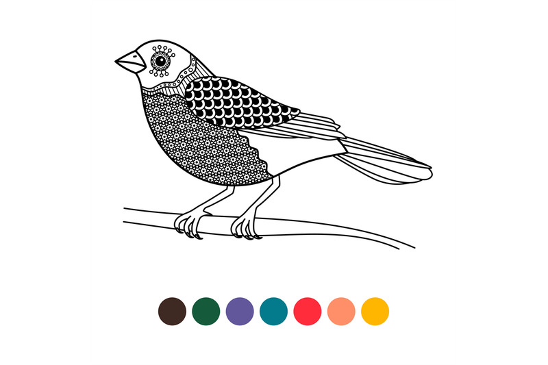 black-line-doodle-bird-coloring-page-poster