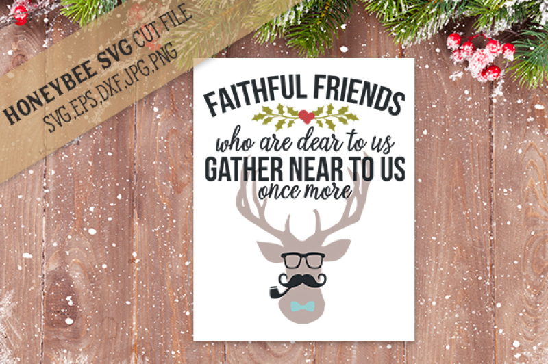 faithful-friends-hipster-deer