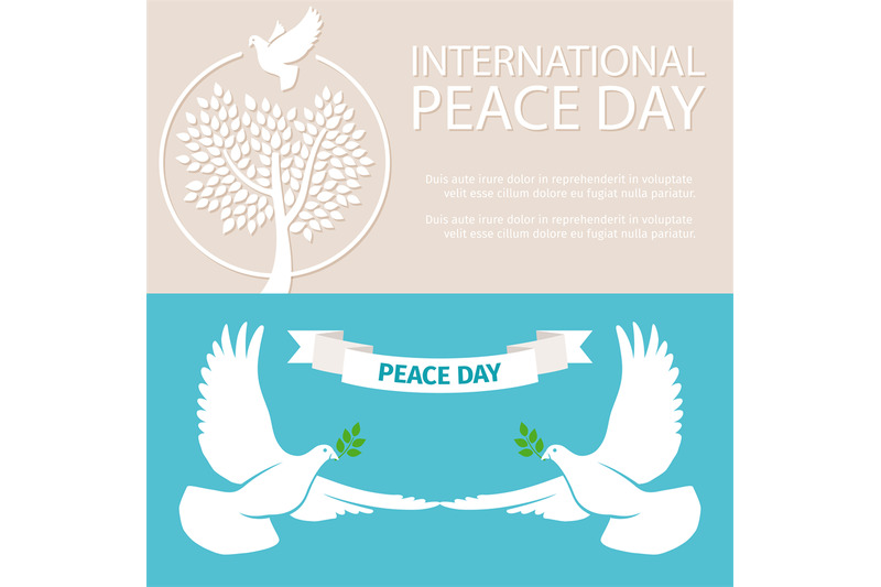 peace-day-vector-banners-template-with-doves-and-tree-leaves