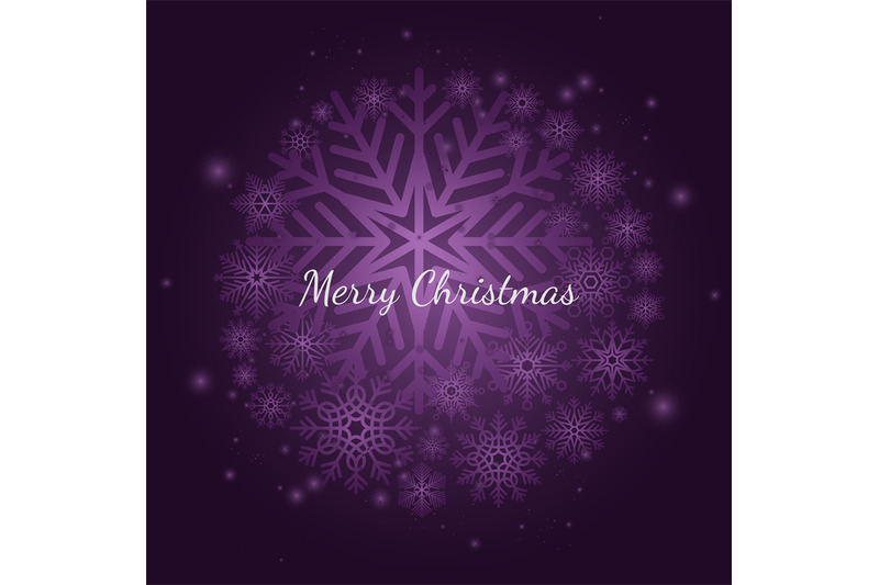 purple-winter-snowflake-christmas-background-with-vector-snowflakes