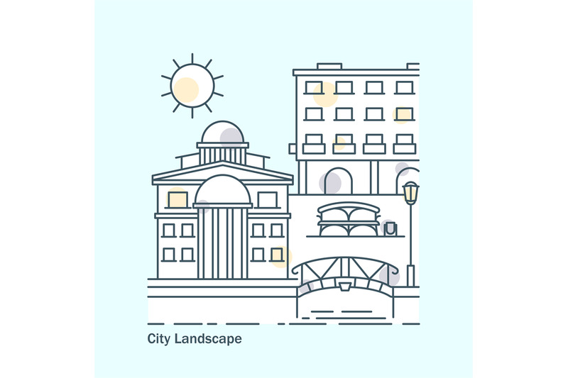 line-city-landscape-banner-with-buildings-flat