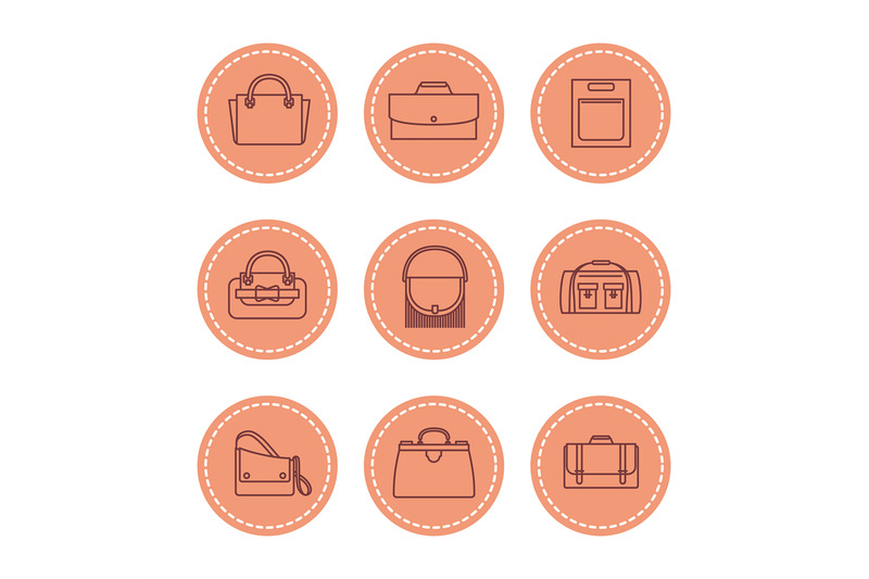 purses-and-busines-bags-patches-set-line-bags-vector-icons