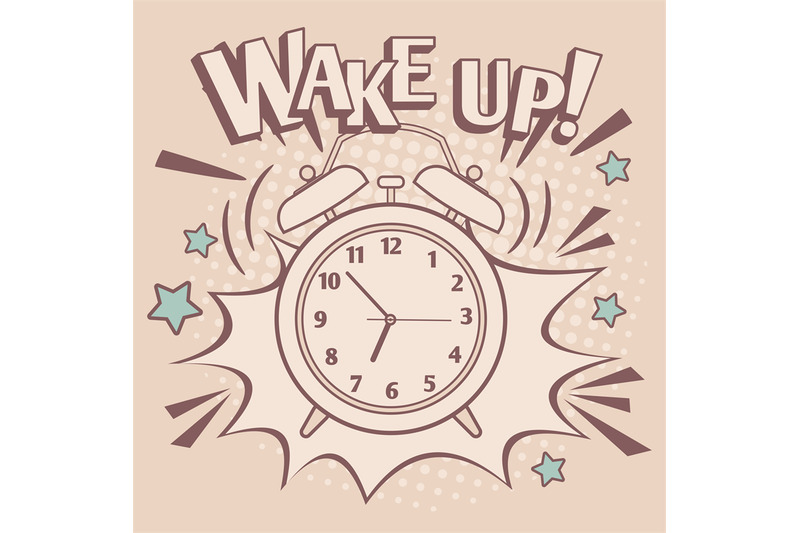 vintage-alarm-wake-up-poster