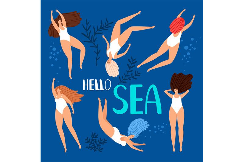 sea-swimming-women